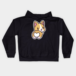 Corgi Animal dog bp cute pet Kids Hoodie